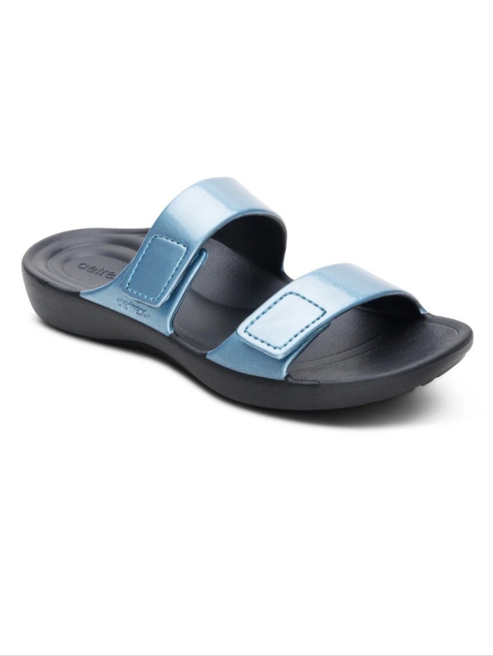 Brand New Aetrex Kaia Two Band Slides - Size 6